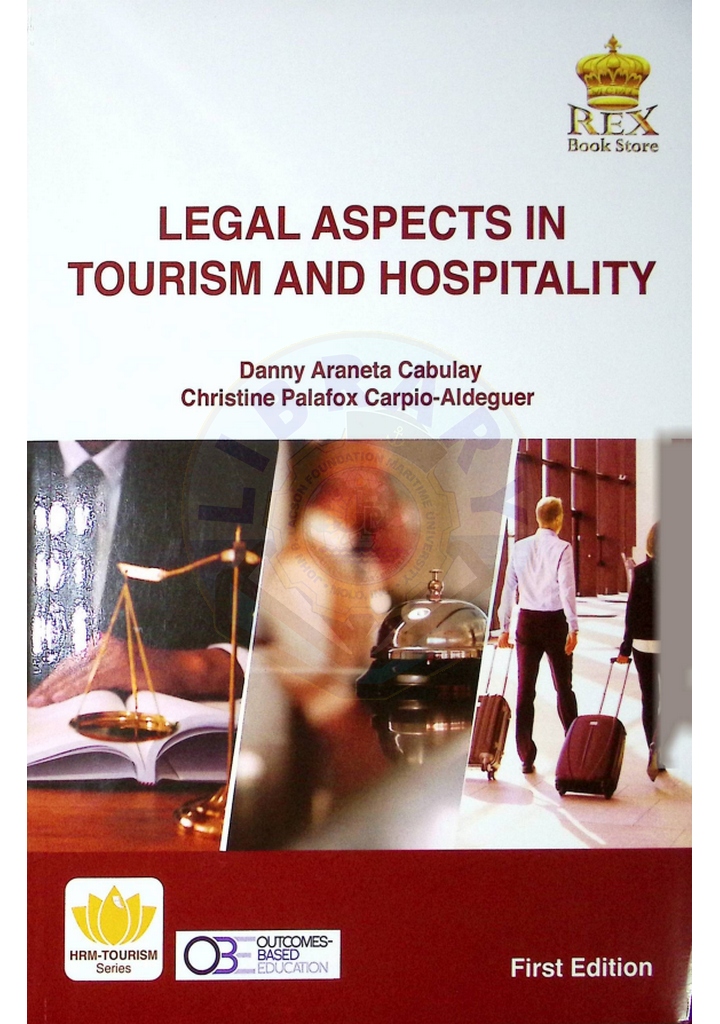 Legal aspects in tourism and hospitality by Cabulay et al. 2020